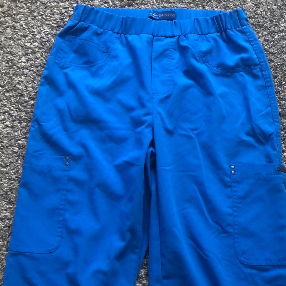 Koi sapphire scrub pants